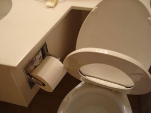 Guess there was no place else for the tp?