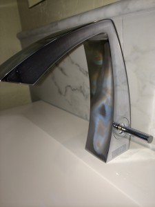 This faucet by Aquabrass is SO SEXY! Made in Italy and screaming to be touched